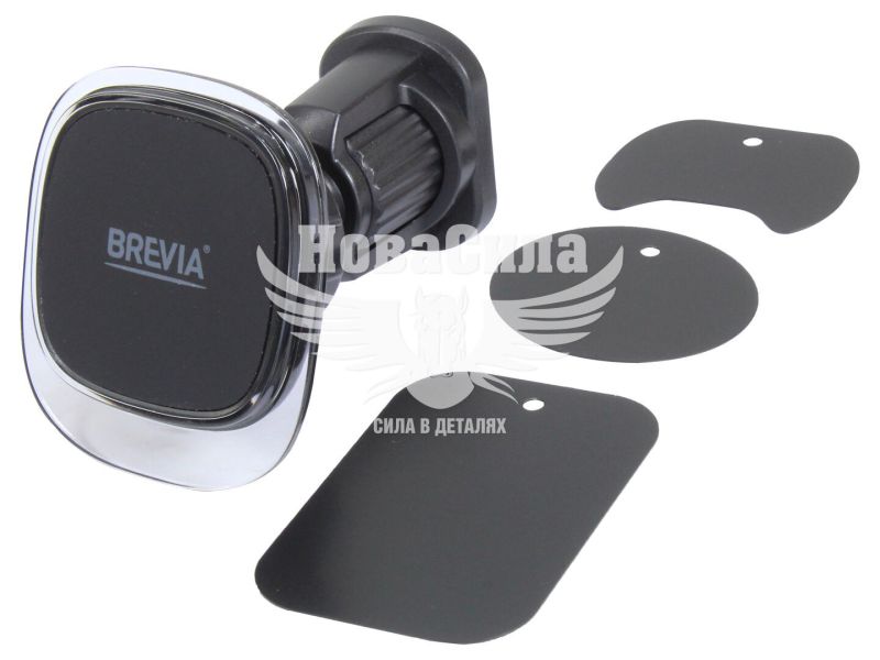 Автотримач для телефону (Brevia) AirVent Pro CrystalMag універс. магнітний (48510)