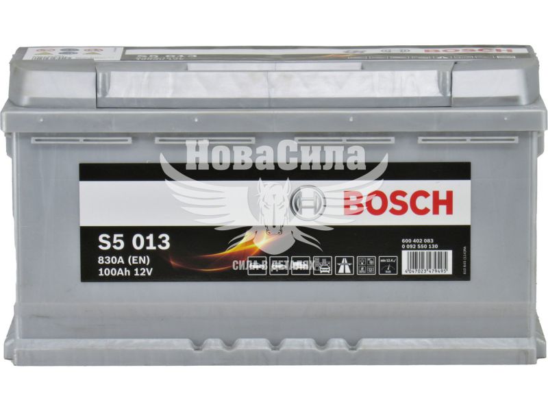 АКБ 100-А/Ч (Bosch) S-5 (R+) 830A (353х175х190мм.) (0092S50130)