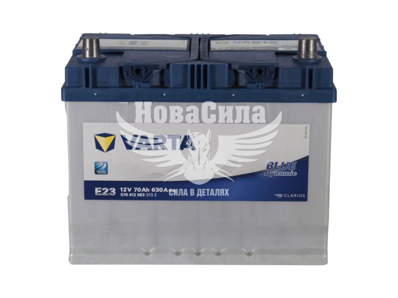 АКБ Азія 70-А/Ч (Varta) Blue Dynamic (R+) 630А (261х175х220мм.) (570412063 3132)