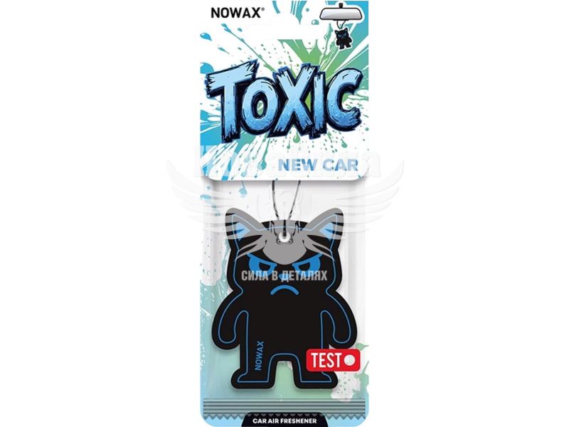 Ароматизатор (Nowax) Toxic New Car (полімерний на дефлектор) (NX93010)