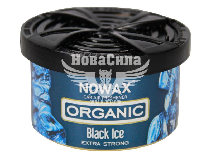 Ароматизатор (Nowax) Organic Black Ice (під сидіння) 40гр. (NX00107)