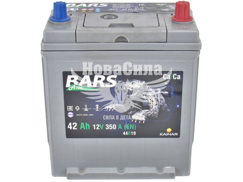 АКБ Азія 42-А/Ч (Bars) (R+) 350A (037 26 46 03 0021 01 03 0 L_BA)