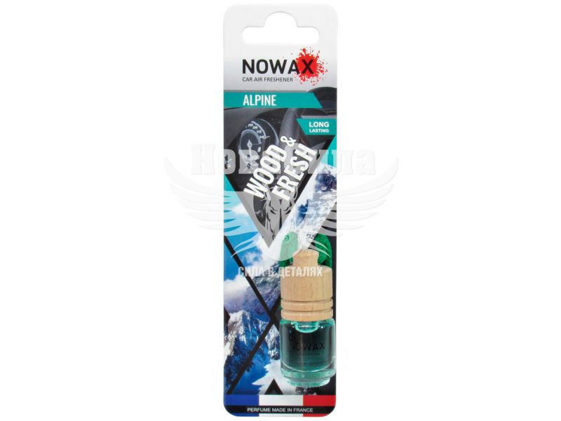 Ароматизатор (Nowax) Wood Fresh Alpine (рідкий в банці) (NX07700)