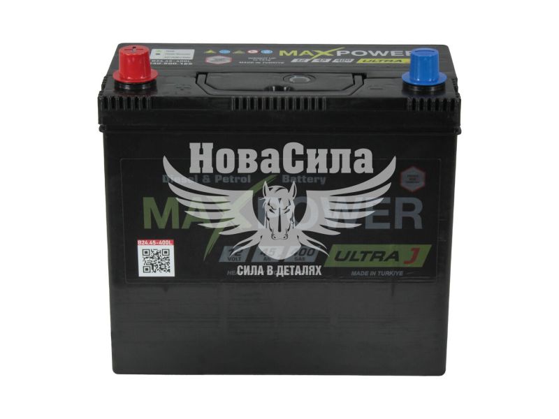 АКБ Азія 45-А/Ч (MaxPower) ULTRA J (L+) 400A (TM75A750R)