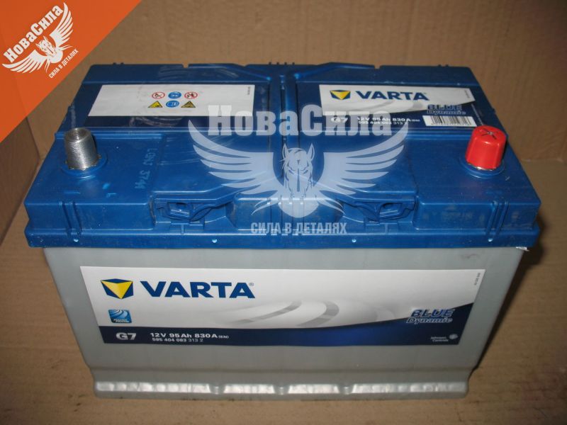 АКБ Азія 95-А/Ч (Varta) Blue Dynamic (R+) 830А (306х173х225мм.) (595404083)