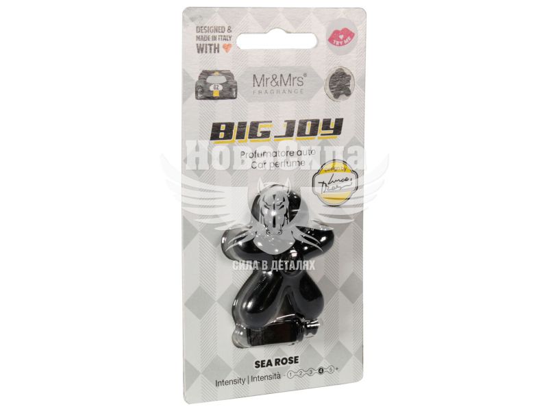 Ароматизатор (Mr&Mrs) Big Joy Black Sea Rose (полімерний на дефлектор) (JBIGJOY03V00)