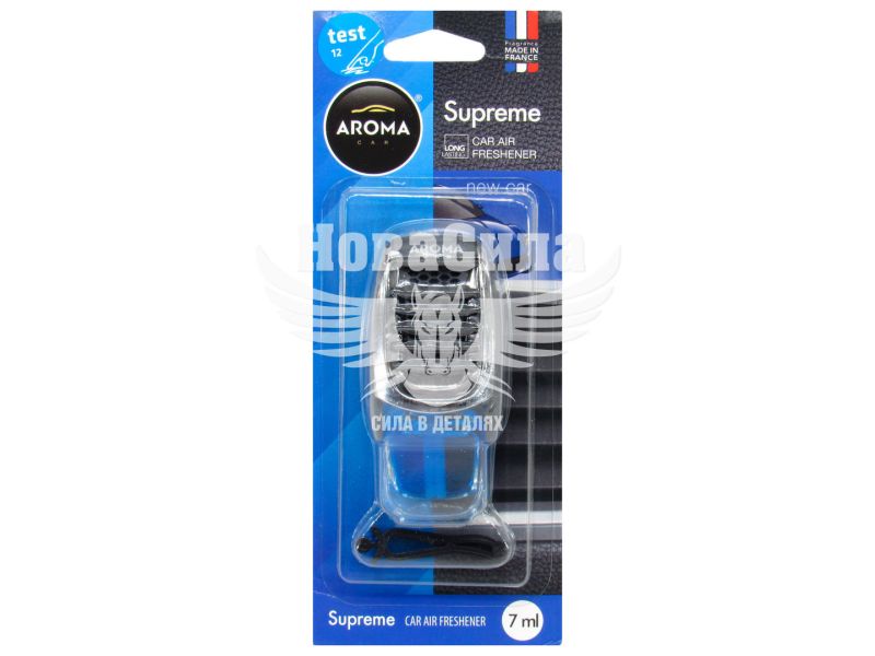 Ароматизатор (Aroma Car) Supreme Slim New Car (рідкий на дефлектор) 8мл. (92048)