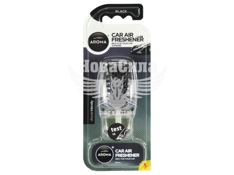 Ароматизатор (Aroma Car) Supreme Slim Black (рідкий на дефлектор) 8мл. (92050)