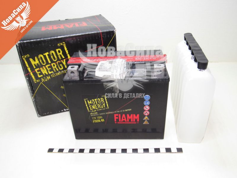 АКБ мото кислотний 12V 18-А/Ч L+ (Fiamm) (FTX20L-BS)