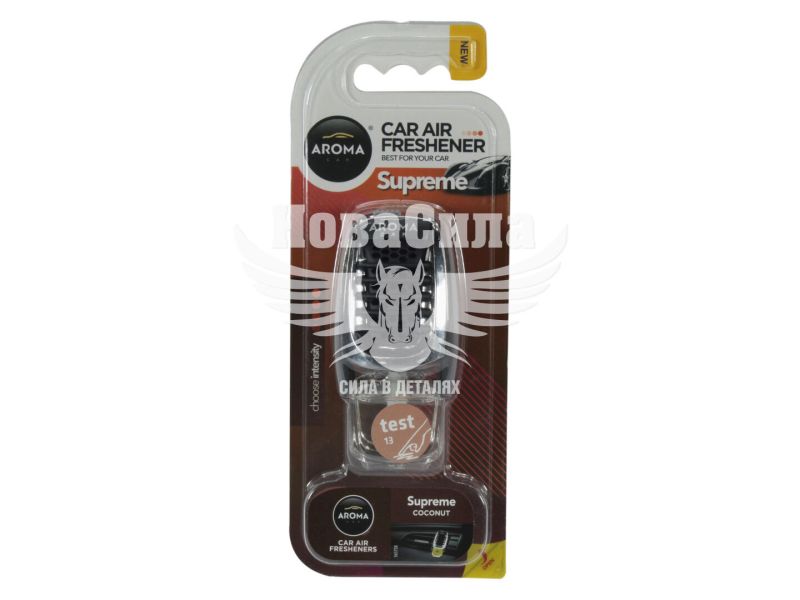 Ароматизатор (Aroma Car) Supreme Slim Coconut (рідкий на дефлектор) 8мл. (92850)