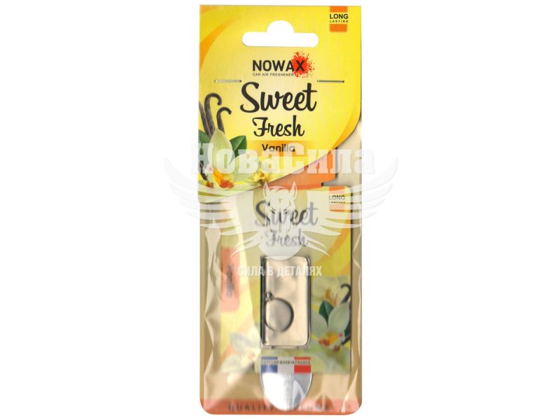 Ароматизатор (Nowax) Sweet Fresh Vanilla (рідкий картка) 5мл. (NX07725)