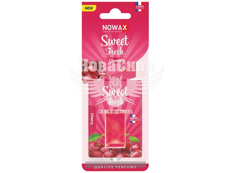 Ароматизатор (Nowax) Sweet Fresh New Cherry (рідкий картка) 5мл. (NX00124)