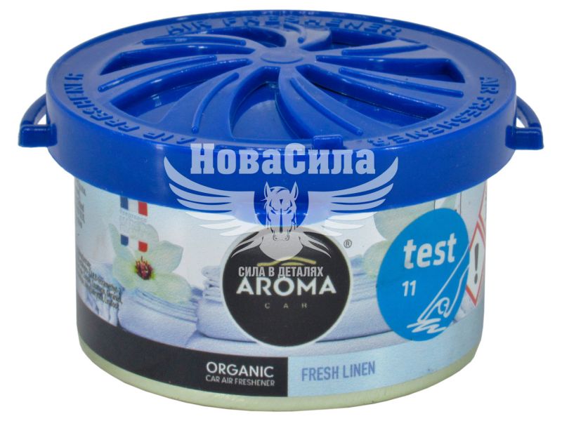 Ароматизатор (Aroma Car) Organic Fresh Linen (під сидіння) 40гр. (92992)
