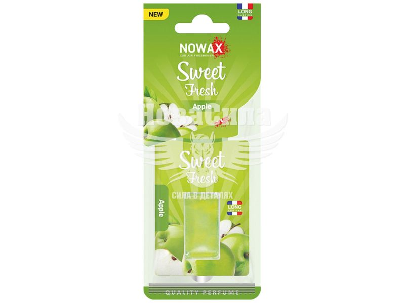 Ароматизатор (Nowax) Sweet Fresh New Apple (рідкий картка) 5мл. (NX00121)