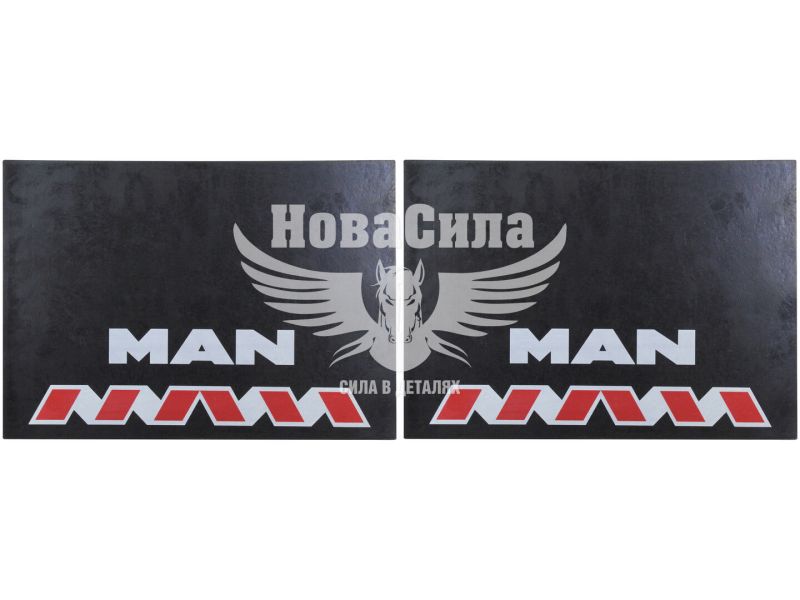 Бризговик вантаж. MAN 470х330мм. (Polytep)
