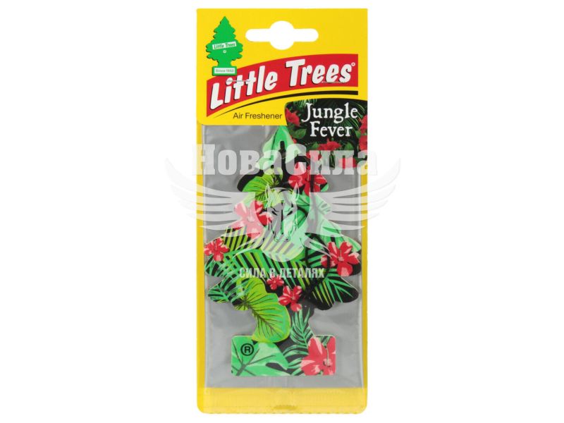 Ароматизатор (Wunder-Baum) Little Trees Лихоманка джунглів 5г. (суха ялинка) (78295)