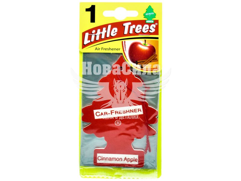 Ароматизатор (Wunder-Baum) Little Trees Cinnamon Apple (суха ялинка) (78037)