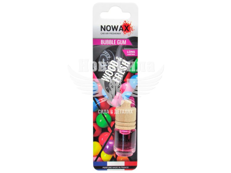 Ароматизатор (Nowax) Wood Fresh Bubble Gum (рідкий в банці) (NX07702)