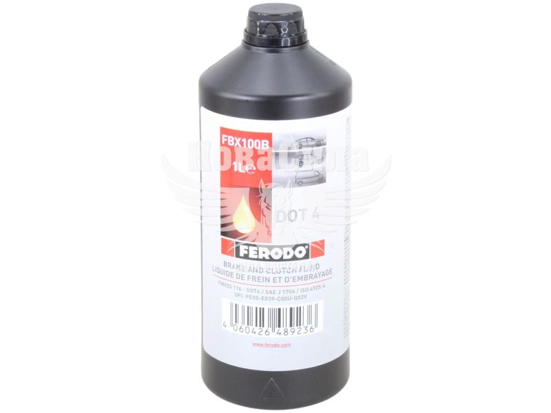Гальмівна рідина (Ferodo) DOT-4 1л. (FBX100B)