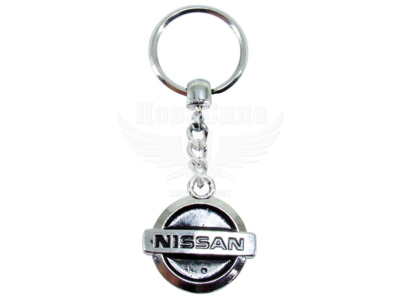 Брелок на ключі Nissan метал. на ланц. (КНР)