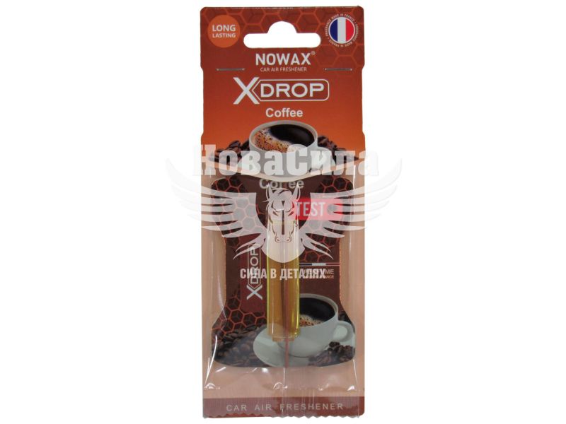 Ароматизатор (Nowax) X Drop Coffee (рідкий картка) 5мл. (NX00054)