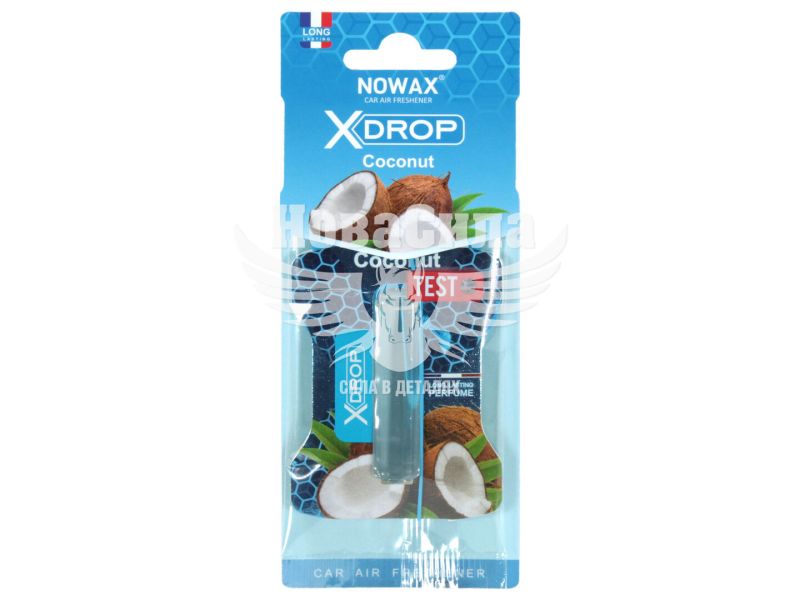 Ароматизатор (Nowax) X Drop Coconut (рідкий картка) 5мл. (NX07728)