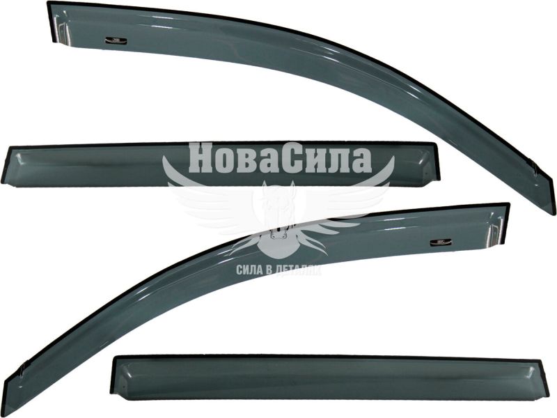 Вітровики Toyota Rav-4 клеючі з10-13р.в. (HIC) (Long) (T42-1)