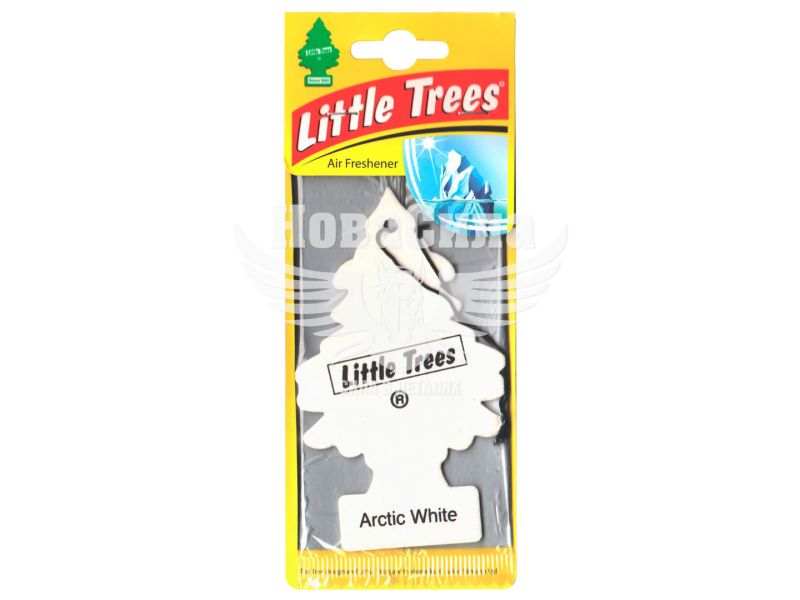 Ароматизатор (Wunder-Baum) Little Trees White Ice 5г. (суха ялинка) (78091)