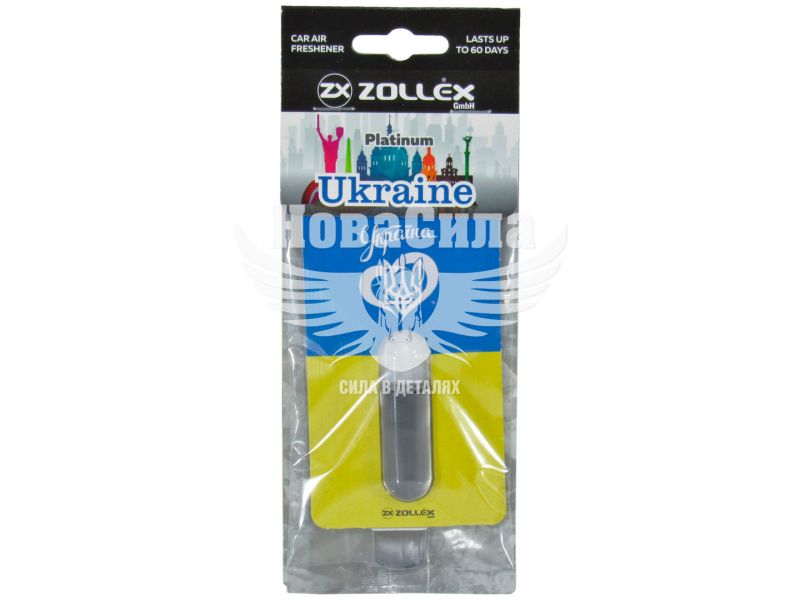 Ароматизатор (Zollex) Ukraine Platinum (рідкий картка) 5мл. (17023)
