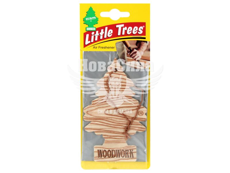 Ароматизатор (Wunder-Baum) Little Trees Крафтове дерево 5г. (суха ялинка) (79078)