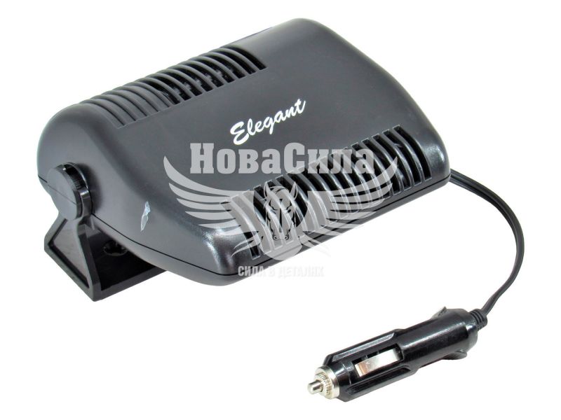 Вентилятор для обігріву салона 12В 150W (Elegant) (в прикурювач, кабель 3м.) (101 508)