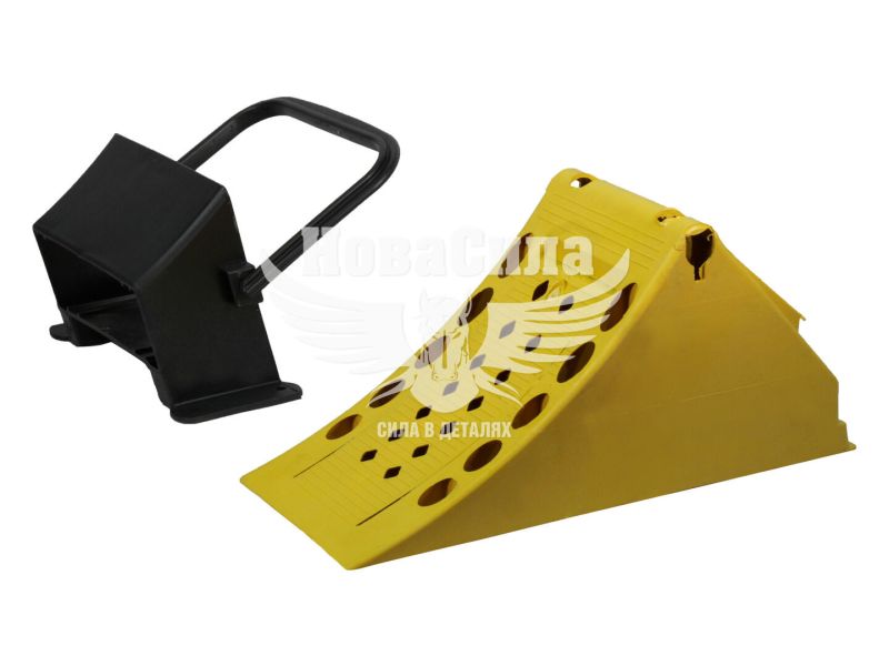 Башмак противовідкатний (Drive) 480х195мм. (з пластм. тримачем) (DRV.UPOR)
