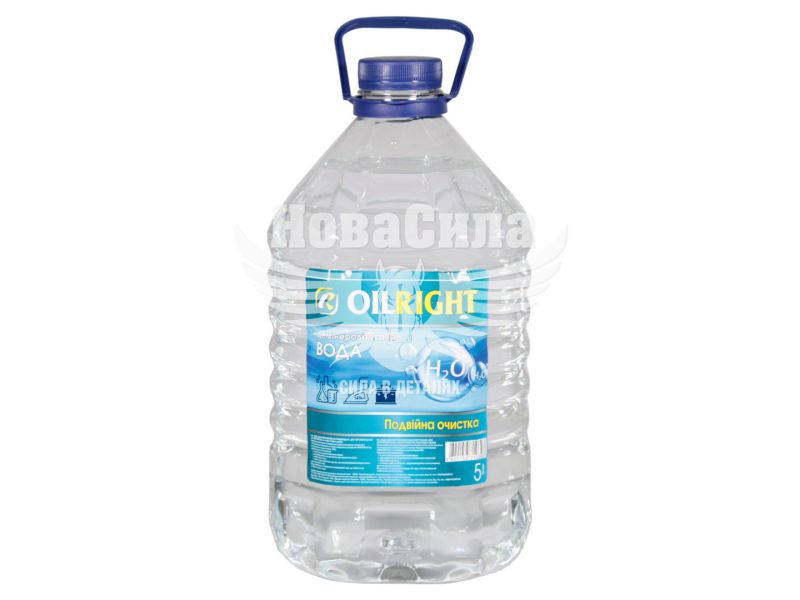 Вода дистильована (Oil Right) 5л. (ПЕТ) (5513)