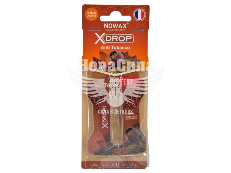 Ароматизатор (Nowax) X Drop Anti Tobacco (рідкий картка) 5мл. (NX00050)