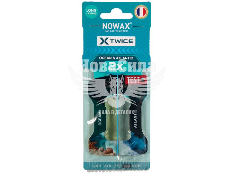 Ароматизатор (Nowax) X Twice Atlantic & Ocean (рідкий картка) 5мл. (NX00149)