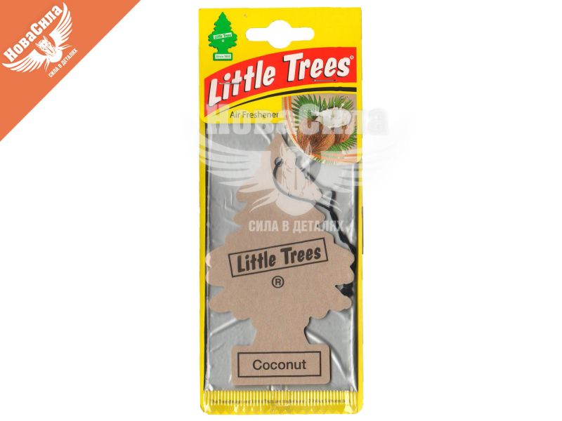 Ароматизатор (Wunder-Baum) Little Trees Кокос 5г. (суха ялинка) (78004)
