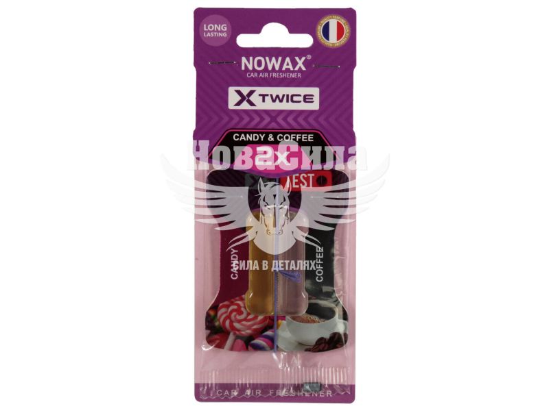 Ароматизатор (Nowax) X Twice Candy & Coffee (рідкий картка) 5мл. (NX00153)