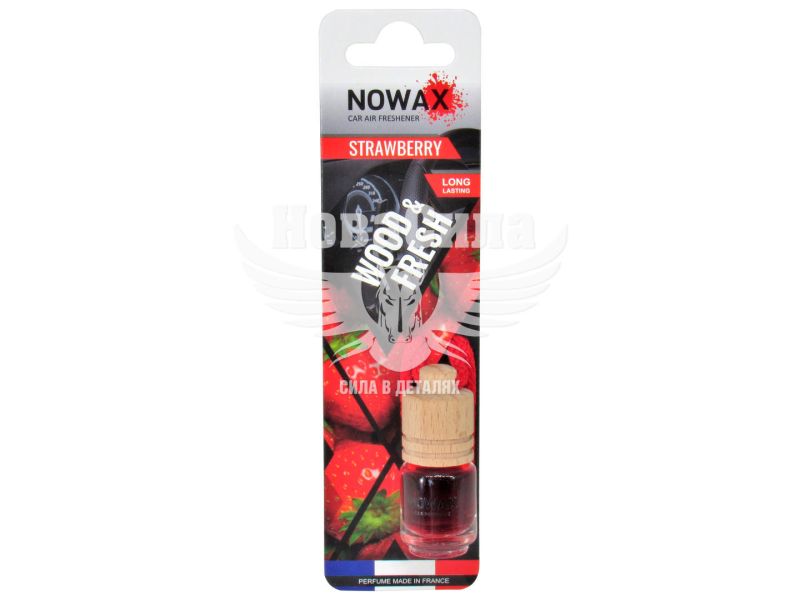 Ароматизатор (Nowax) Wood Fresh Strawberry (рідкий в банці) (NX07712)