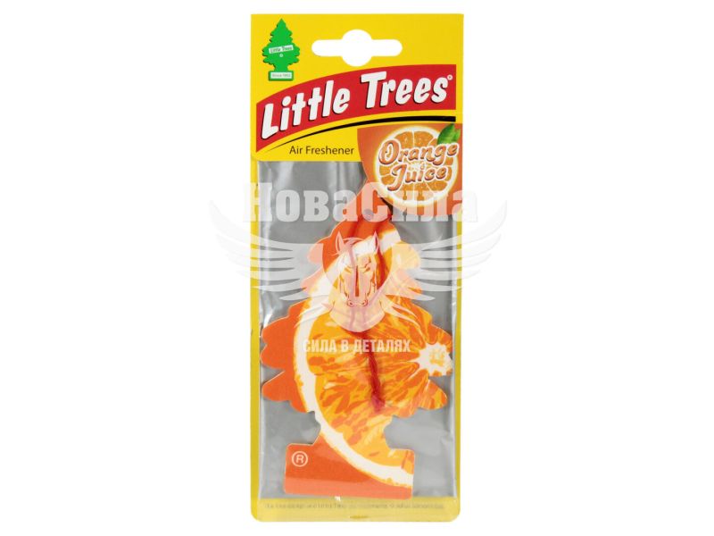 Ароматизатор (Wunder-Baum) Little Trees Апельсиновий сік 5г. (суха ялинка) (79173)