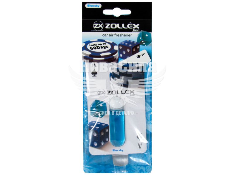 Ароматизатор (Zollex) Casino Blue Sky (рідкий картка) 5мл. (17012)
