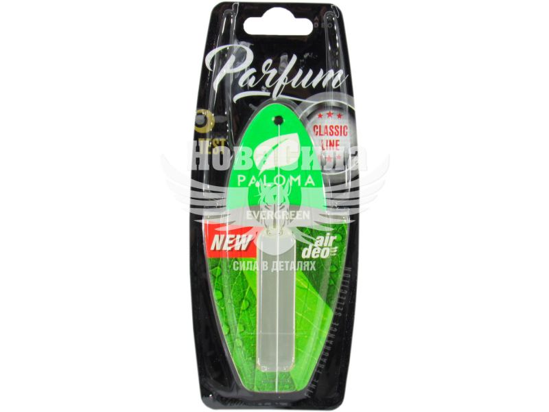 Ароматизатор (Paloma) Parfume Evergreen (рідкий картка) (79925)