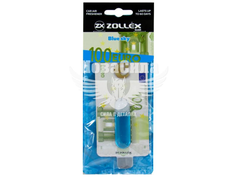 Ароматизатор (Zollex) Euro Blue Sky (рідкий картка) 5мл. (17006)