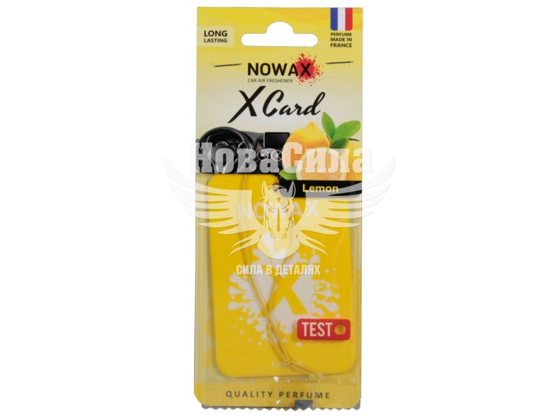 Ароматизатор (Nowax) X Card Lemon (суха картка) (NX07572)