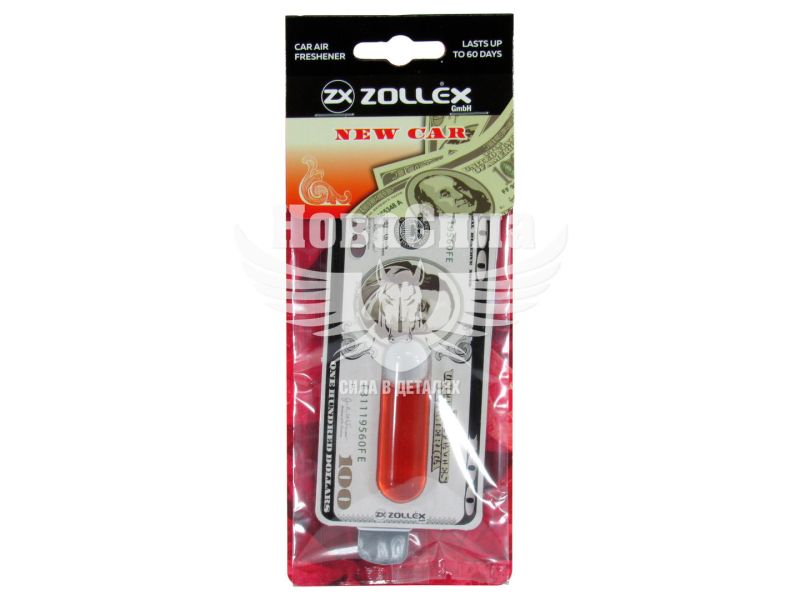 Ароматизатор (Zollex) Dollar New Car (рідкий картка) 5мл. (17003)