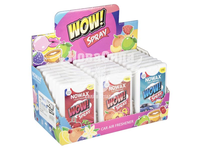 Ароматизатор (Nowax) WOW Spray 1упаковка 24шт. MIX 2 18мл. (NX00146)