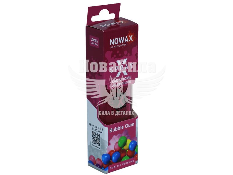 Ароматизатор (Nowax) X Spray Bubble Gum (спрей) 50мл. (NX07594)