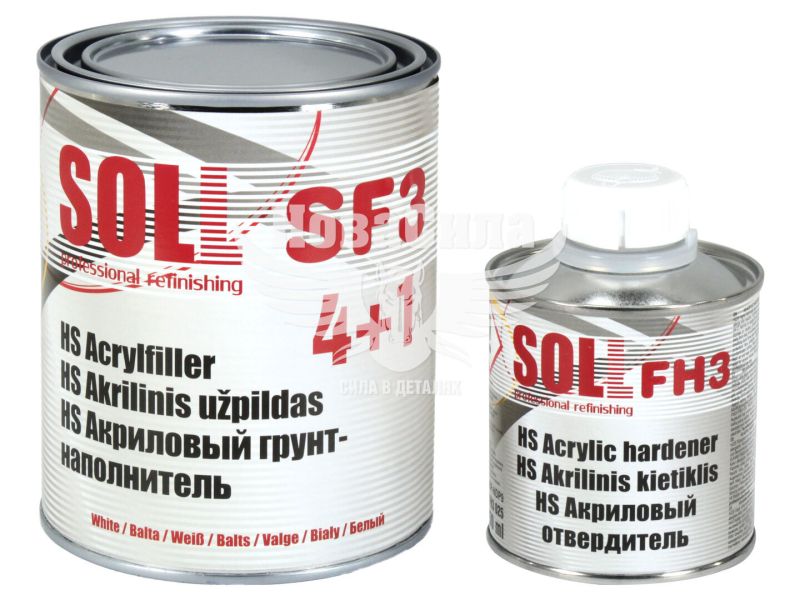 Грунт (SOLL) HS SF3 4+1 світло-сірий 1л.+ HS FH3 0,25л. (SF3 LG1)