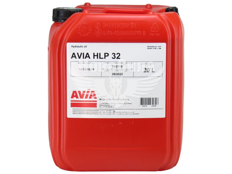 Гідравлічна олива HLP 32 (AVIA) 20л.