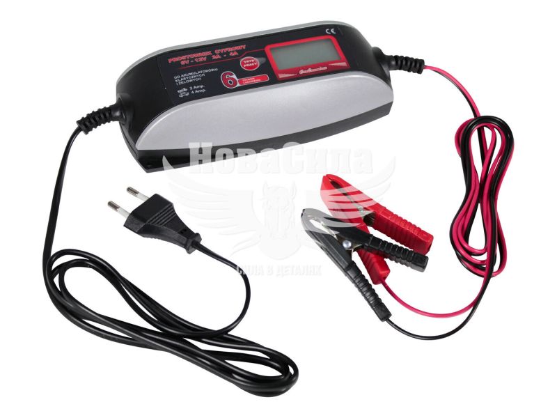 Зарядний пристрій (CarCommerce) 6V/12V - 2A/4A (DVL) (42659)