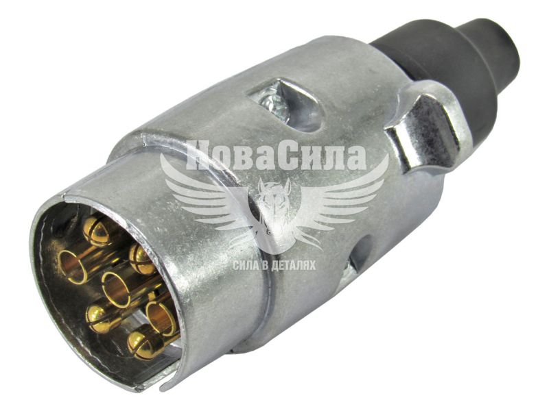 З'єднувач причепа 12V штекер метал. (Provider Company) (папа)